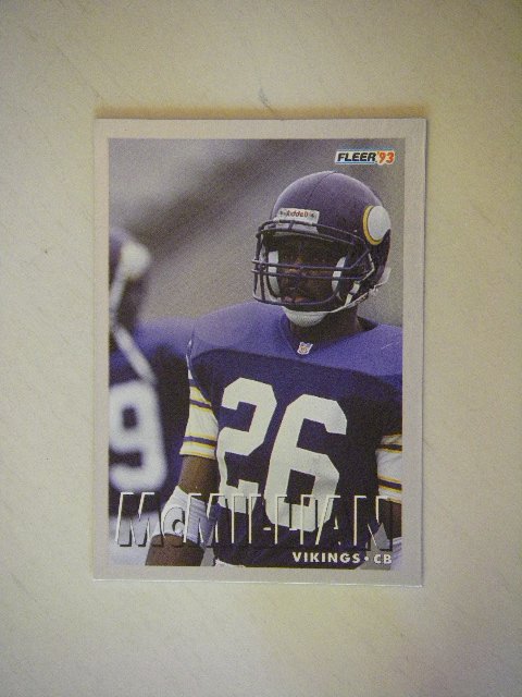 1993 Fleer Audray McMillian Vikings #183