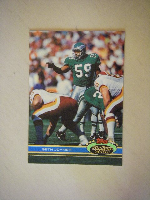 1991 Topps Stadium Club Seth Joyner Philadelphia Eagles #92