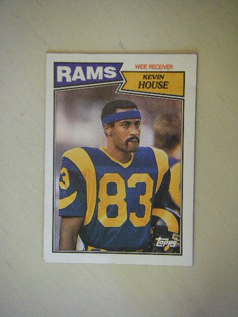 1987 Topps Kevin House Rams #149