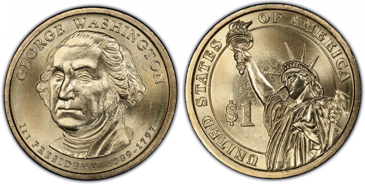 США 1 доллар 2007(1-й президент George Washington