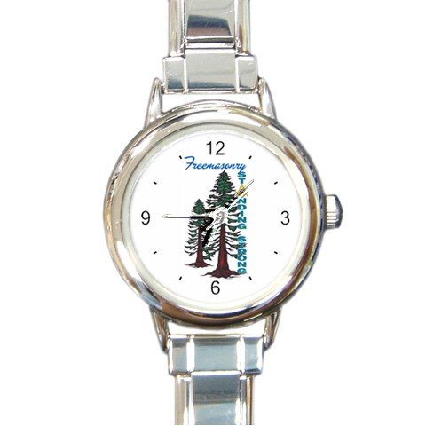 2008 Grand Family Round Italian Charm Watch