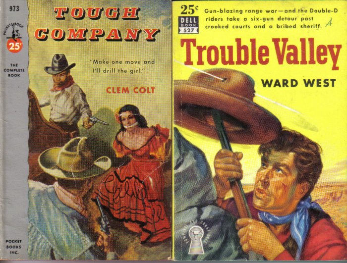TWO VINTAGE WESTERN PAPERBACKS