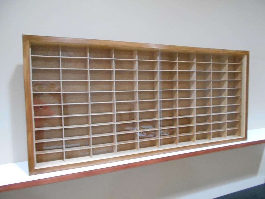 Showcase, Wall Display case cabinet for 1/64 scale cars (hot wheels, matchbox) W