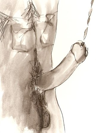Drip - Original Pen & Ink Drawing