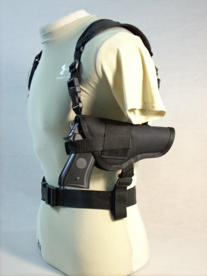 Black All American Shoulder Holster #10