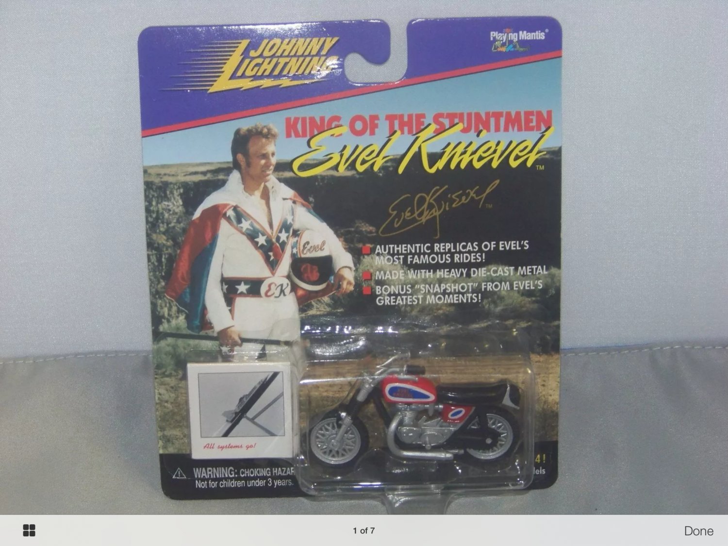 Johnny lightning evel knievel collectible