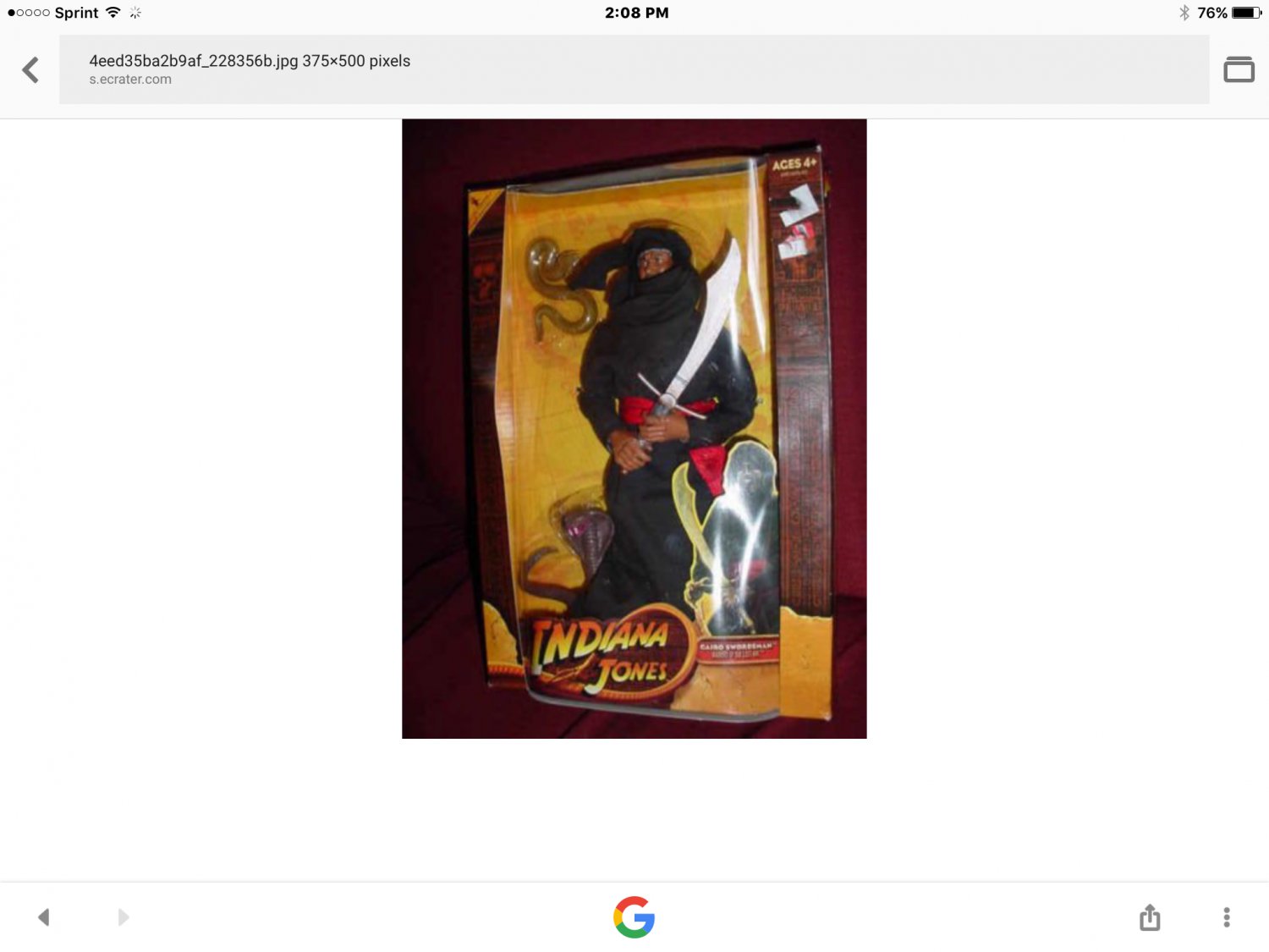 Indiana jones cairo swordsman