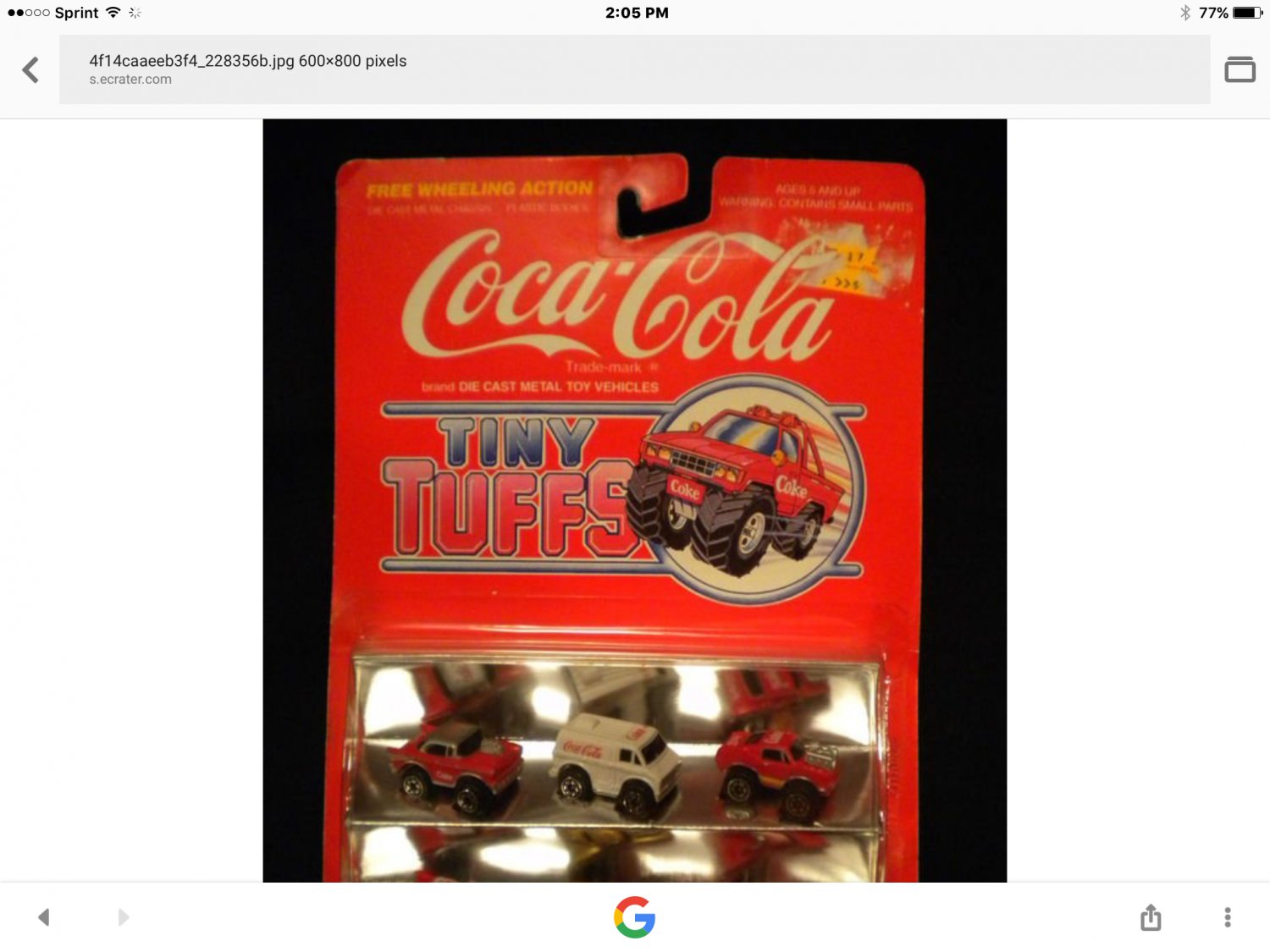 1979 tiny coca cola tiny tuffs