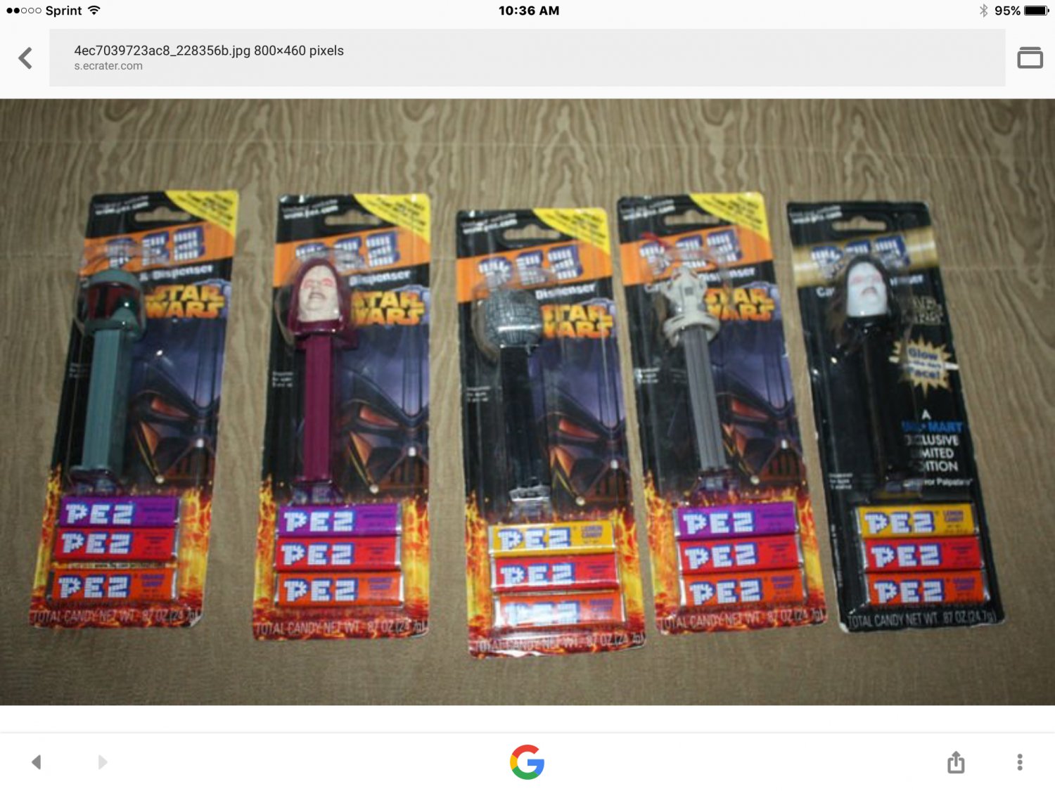 Star wars 5 pc pez collection.