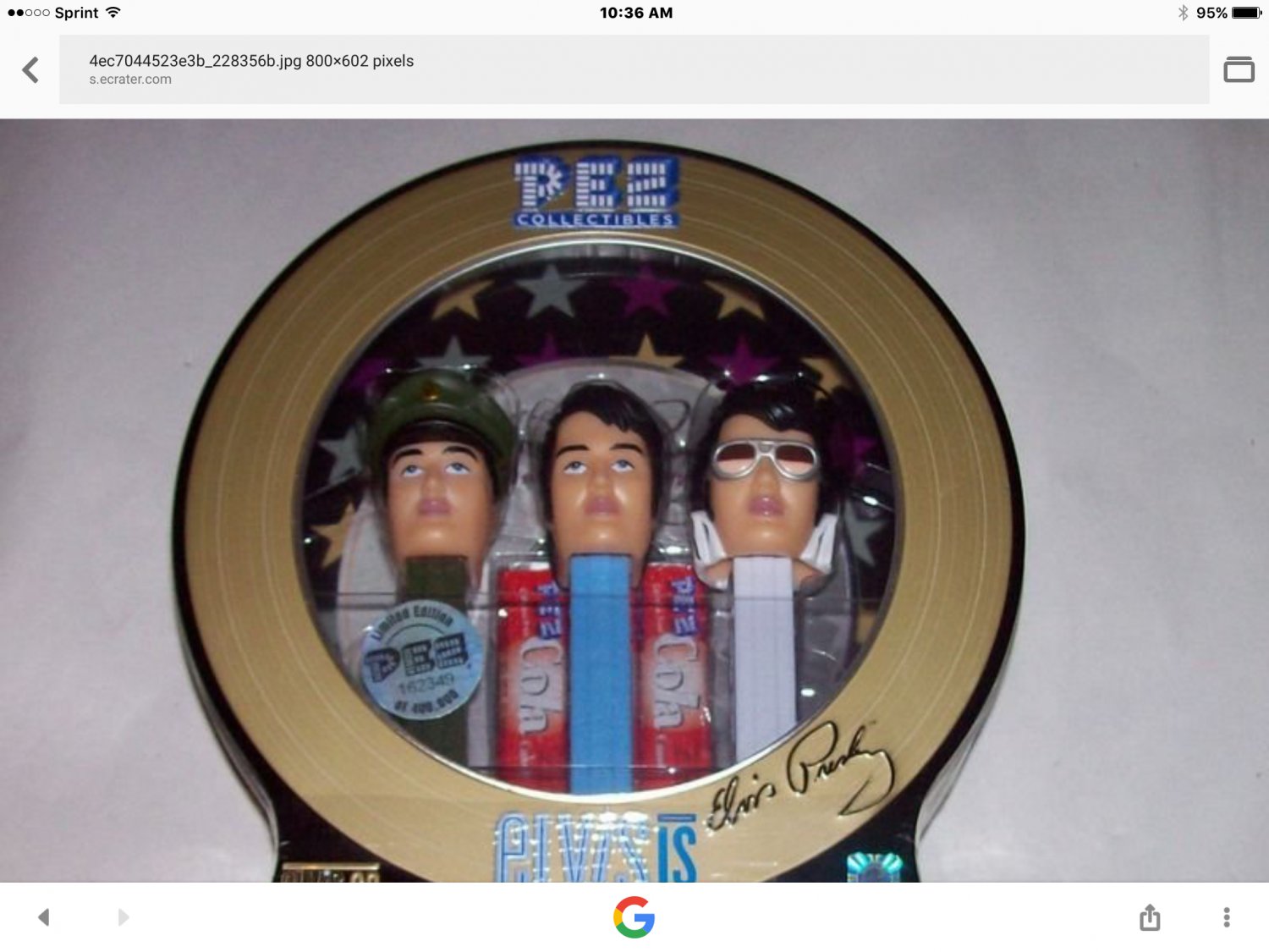Elvis presley cd pez collection