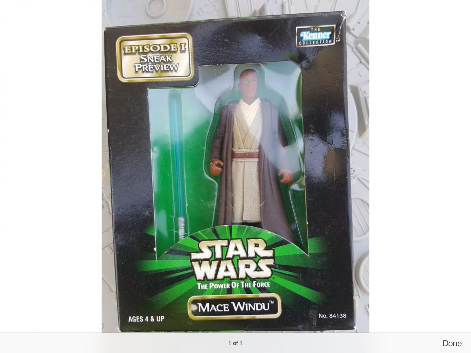 Mace Windu figure. NIP