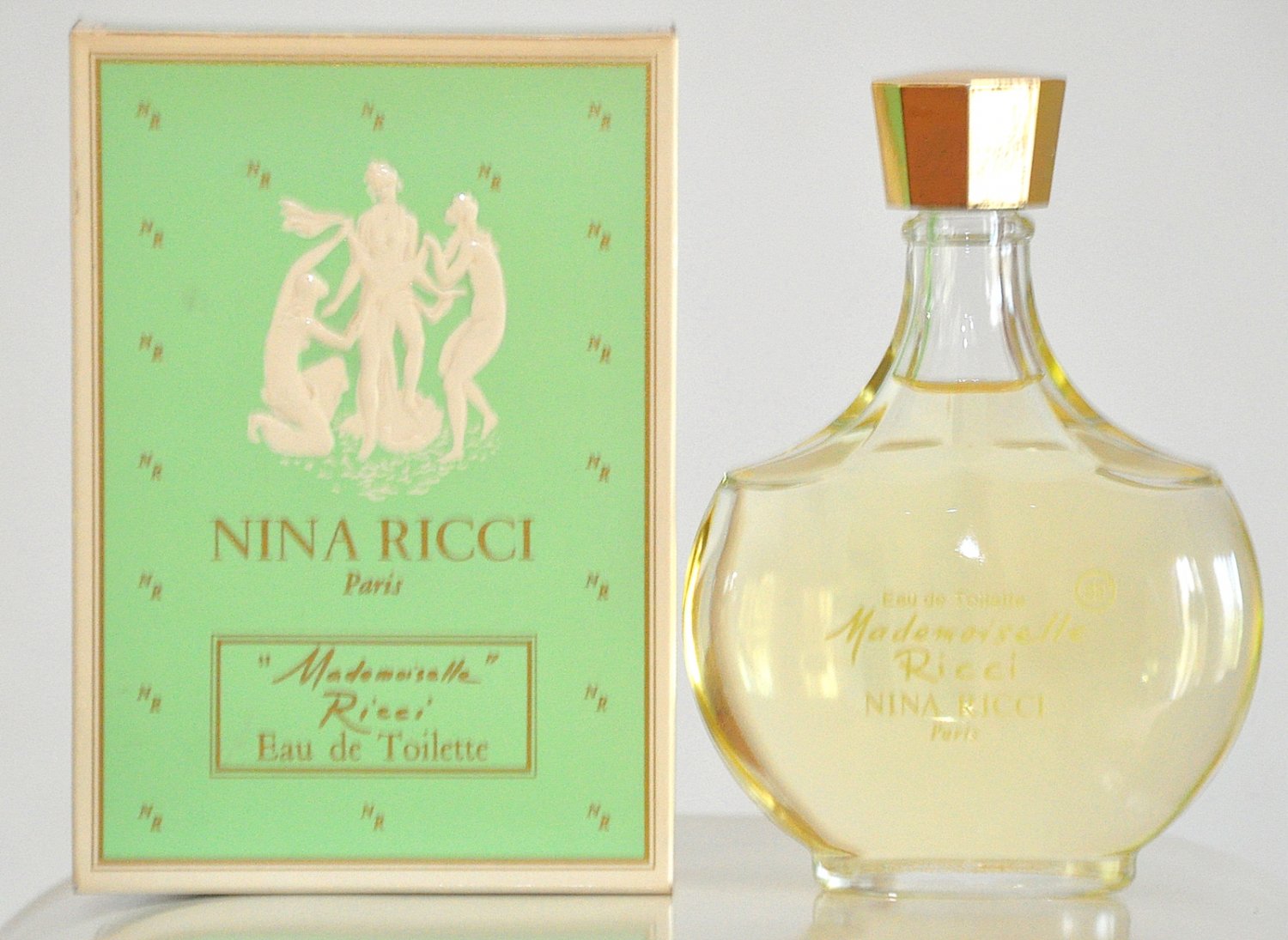 Nina Ricci Mademoiselle Eau de Toilette Edt 100Ml 3.4 Fl. Oz. Perfume Woman Rare Vintage Old 1967