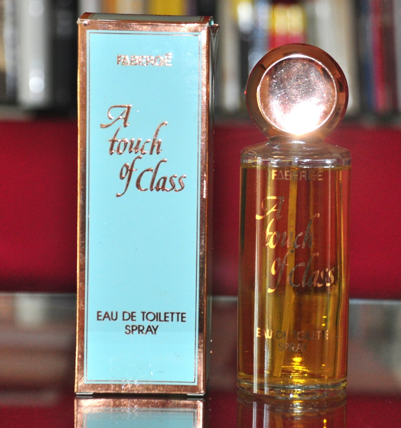 Fabergé a Touch Of Class Eau De Toilette Edt 100ML 3.4 Fl. Oz. For Woman Super Vintage Rare 1981