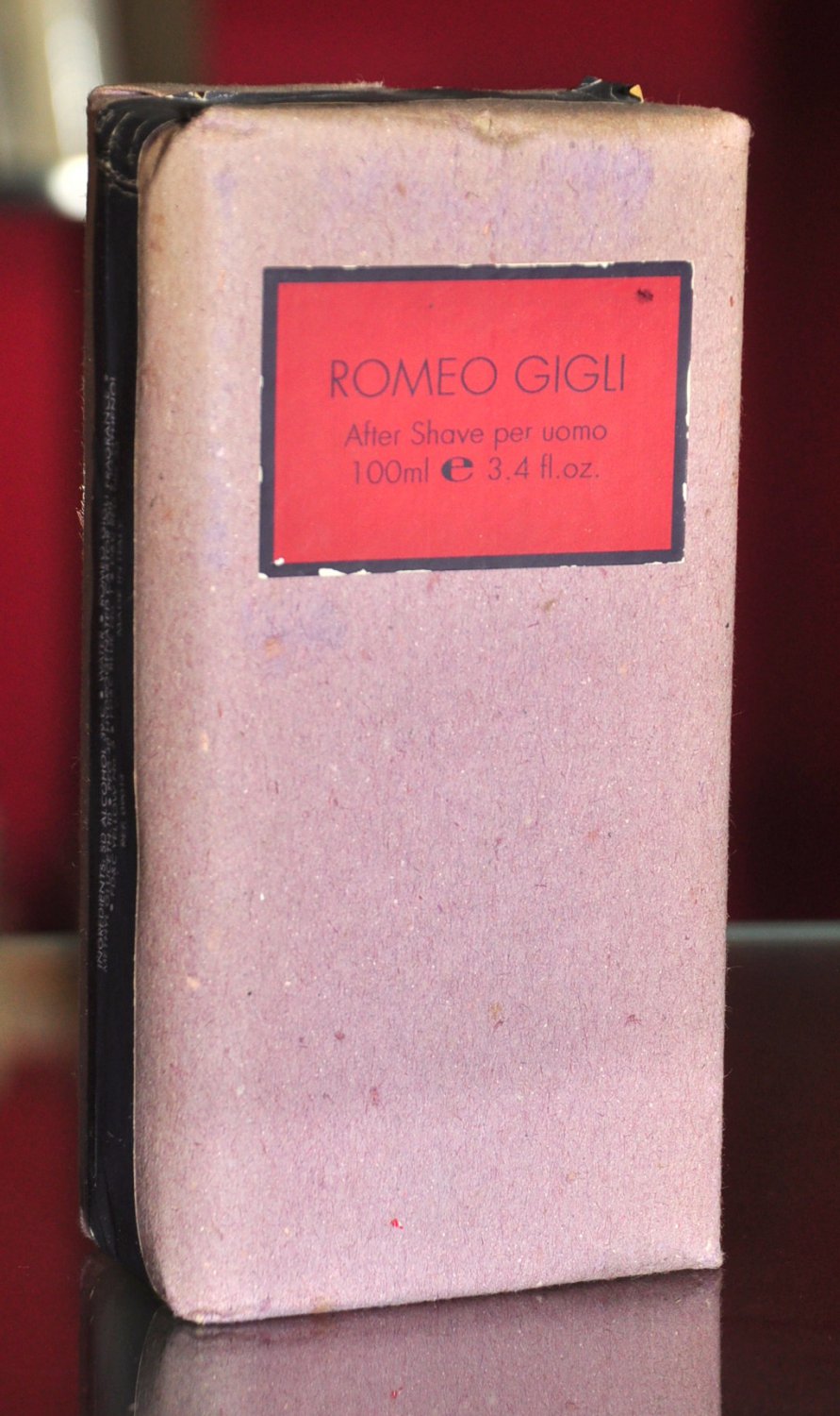 Romeo Gigli After Shave For Men 100ML. 3.4 Fl. Oz. Super Rare Vintage Old 1991