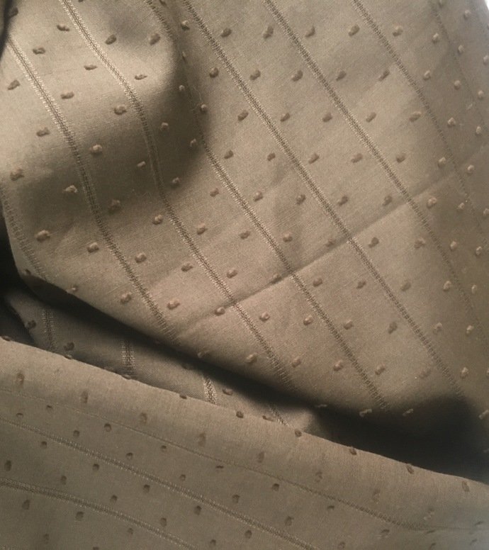 43" wide 4 yards Chocolate Brown Eyelet Fabric
