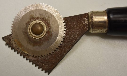 Pattern/Material Marker/1930's, Unknown Mfg, "N0. 563", black lacquer/VGC