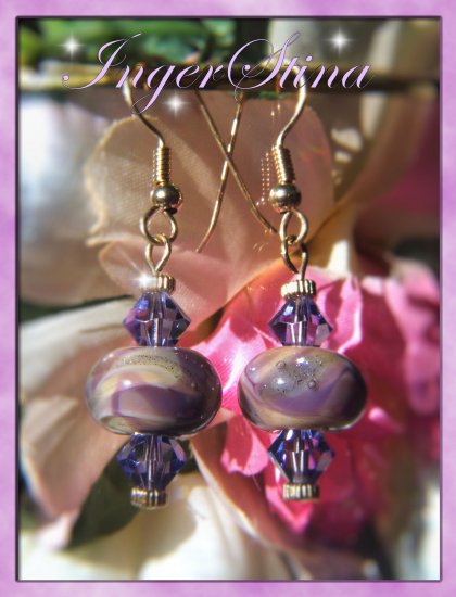 Purple Girl Earrings