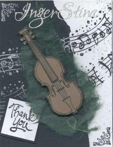 Music Thank You Card