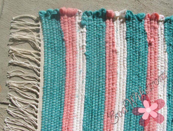 Handcrafted Swedish Rag Rug