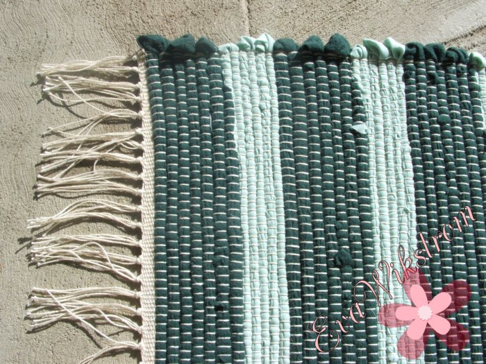 Handcrafted Swedish Rag Rug