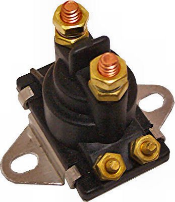 Marine 12V Solenoid for Mercury Mercruiser 35-275 HP replaces 89-96158T Curved Base (TM5817)