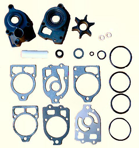 Complete Water Pump Kit with Housing and Base for Alpha One, R, MR (TM3320)