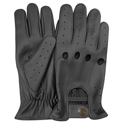 DC 003 REAL LAMB SKIN LEATHER DRIVING FASHION DRESS GLOVES SOFT & TOP QUALITY BLACK SIZE S