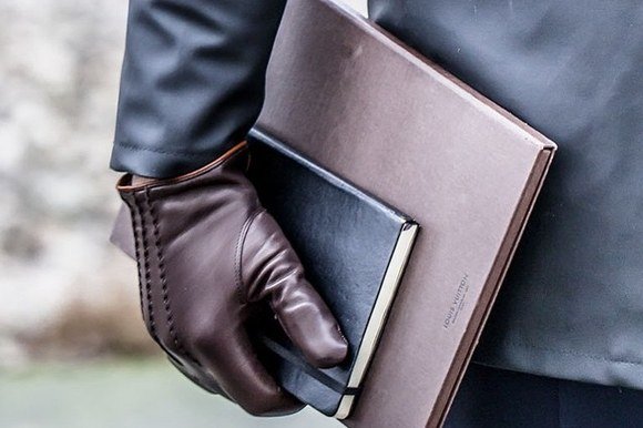 NEW DC 009 MEN CLASSIC BROWN FASHION DRIVING GLOVES SIZE XL