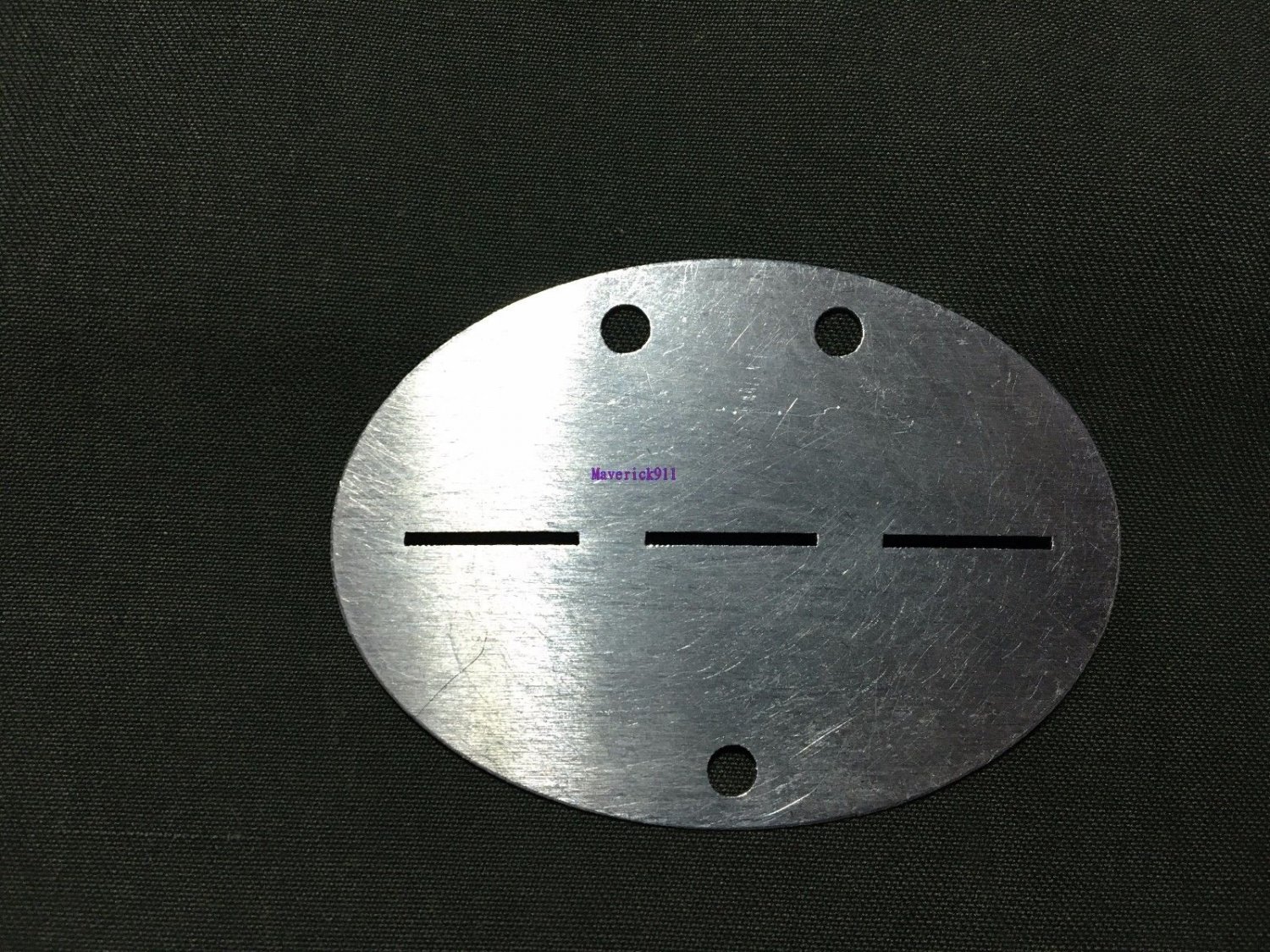 WW2 Aluminum German ID DOG TAG ( Repro )