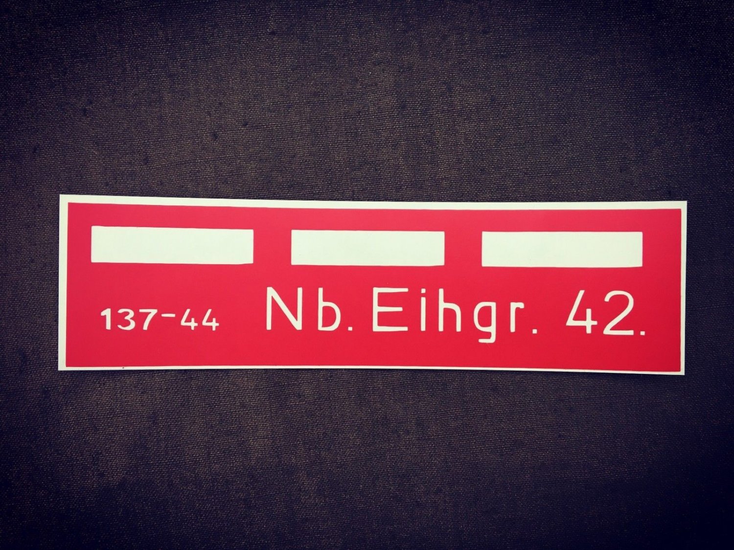 WW2 German Stencil for NebelEihandgranate 42