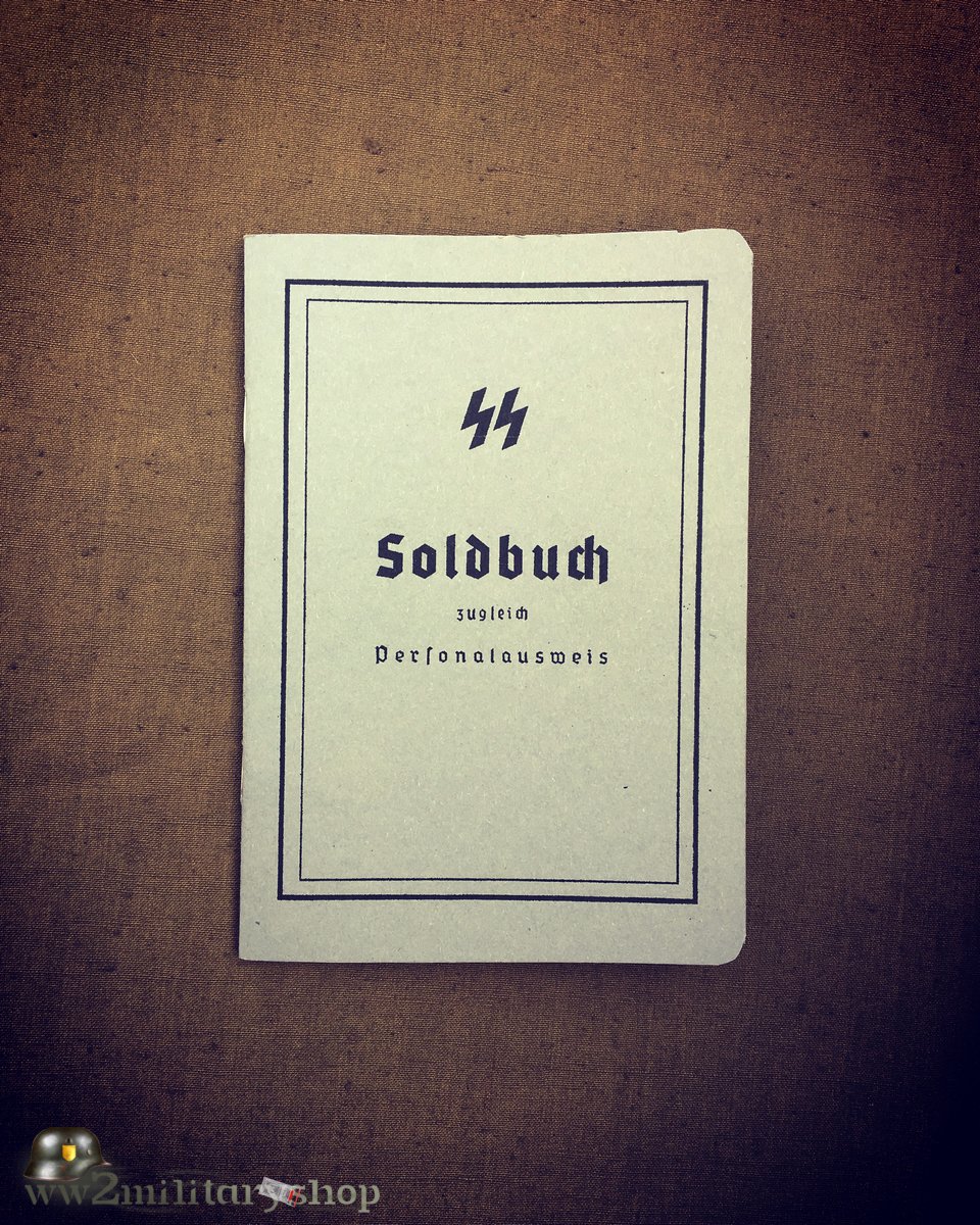 Waffen-SS Soldbuch pattern 1940