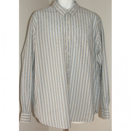 AMERICAN EAGLE OUTFITTERS Blue Grey Shirt XL