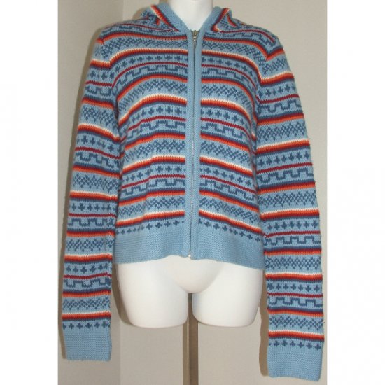 ARIZONA JEAN CO. Bright Hooded Sweater M