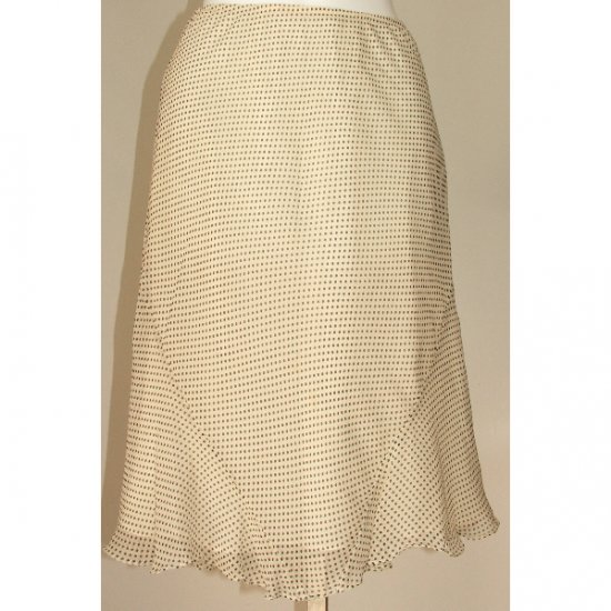 EXPRESS Black Dots Slip Skirt Small