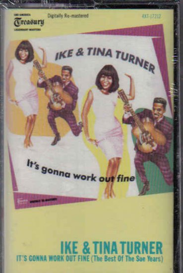 NEW OLD STOCK CASSETTE TAPE IKE AND TINA ITS GONNA WORK OUT FINE