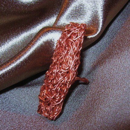 "THE HEAVYWEIGHT" Copper wire ring, Artisan Handcrafted Jewelry