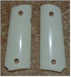 WHITE FULL SIZE CORIAN GRANITE 1911 COLT KIMBER GRIPS