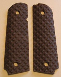 SALE ITEM.GRIPCRAFTER BROWN PORKYPINE 1911 COLT KIMBER GRIPS