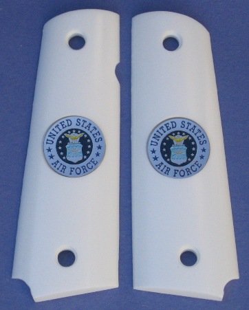 GRIPCRAFTER SIM.IVORY AIR FORCE Colt 1911 grips