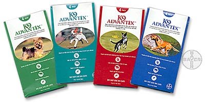 ADVANTIX 55 - Red (21-55 lb Dogs) - 4 months