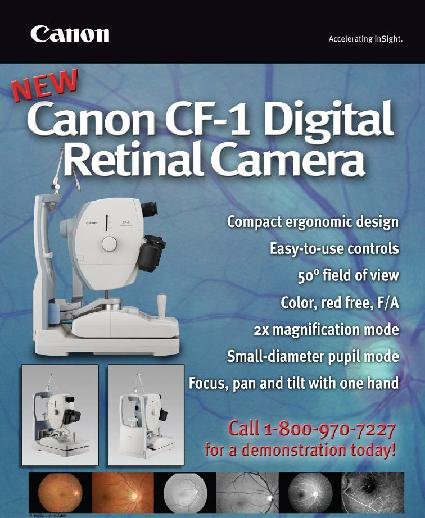 Canon CF-1 Mydriatic retinal camera