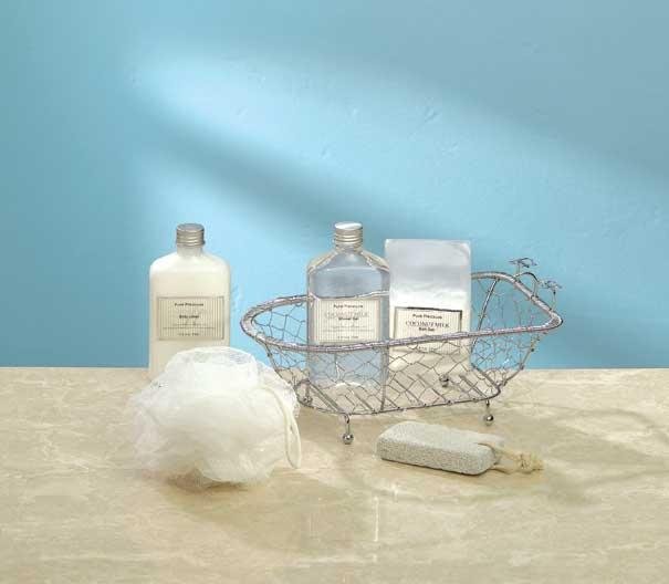 GIFT SET IN DECORATIVE TUB