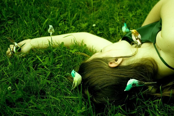 bird girl - 4x6 print