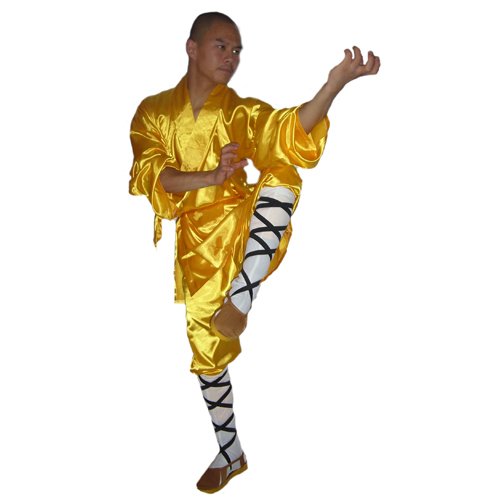 3.1.5.160 Yellow Shaolin monk longsleeve uniform
