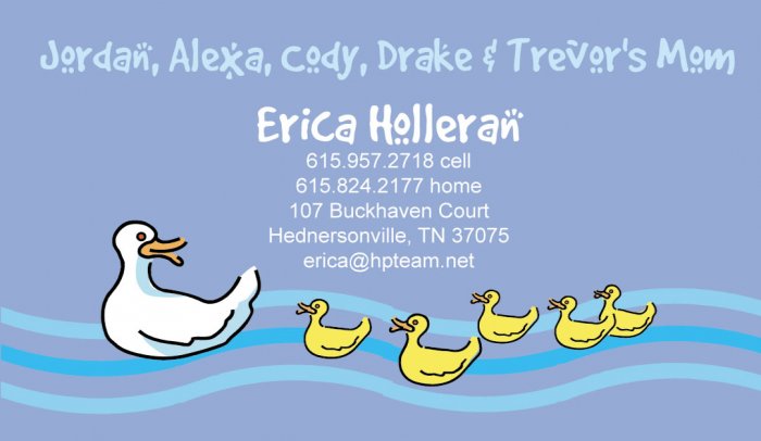 Ducky Family - 250 Mom Kards