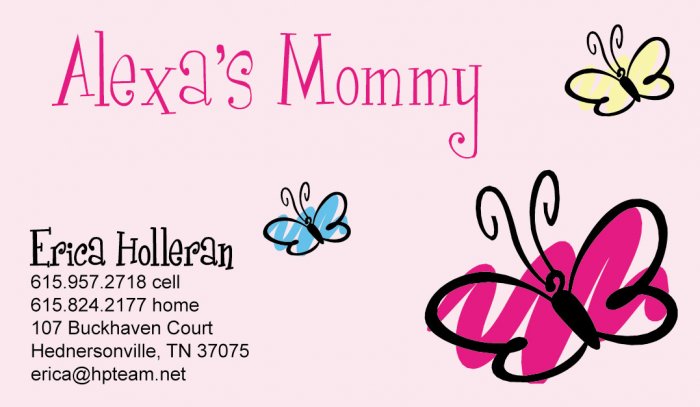 Butterfly - 250 Mom Kards