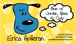 Blue and Yellow Dog - 250 Kards