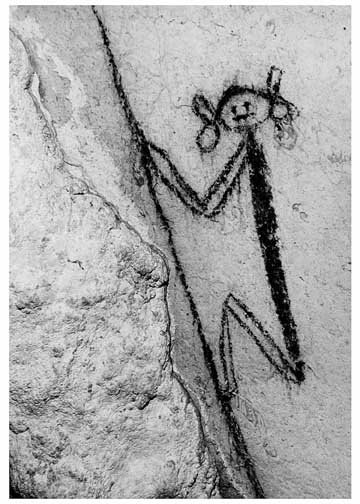 BWCuevista-- 5x7 Taino cave painting Photo. Click on thumbnail to view full image.