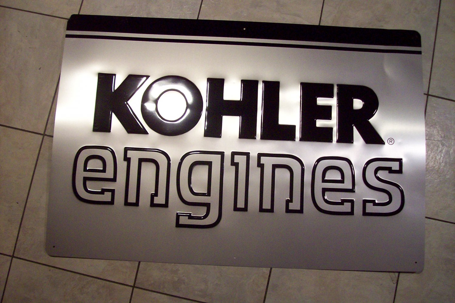 KOHLER Engine ADVERTISING METAL SIGN Industrial Metal Cool Unusual