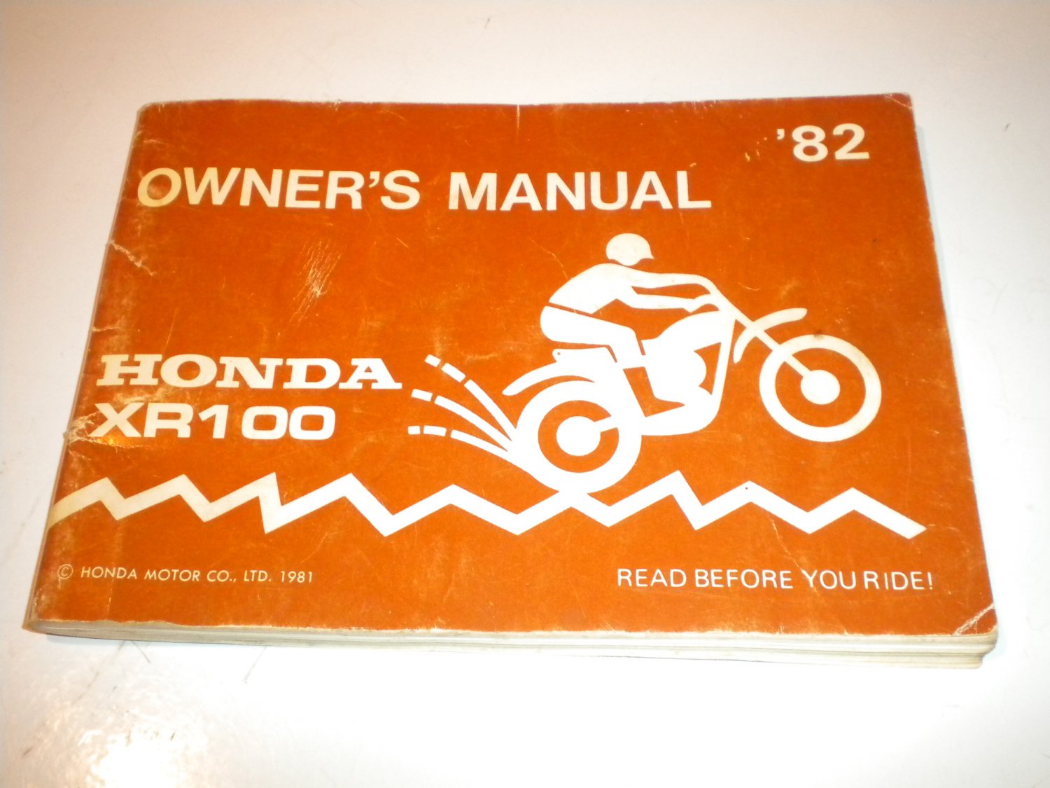 Honda xr100 owners manual #7